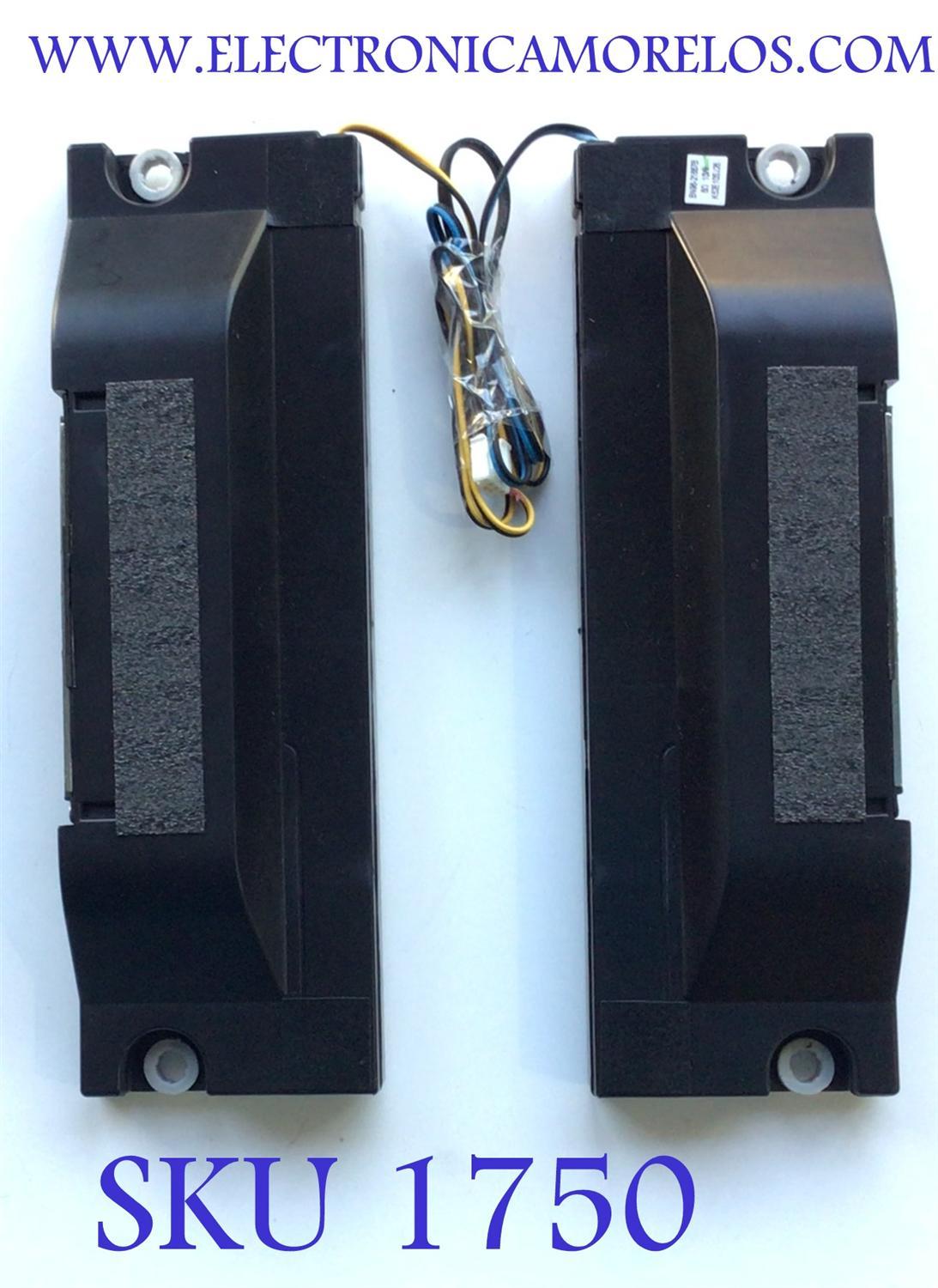 KIT DE BOCINAS PARA TV SAMSUNG ( 2 PZ ) / NUMERO DE PARTE BN96-21667B / BN9621667B / 21667B / K52E10SJ26 / 6Ω 10W / PANEL LTJ460HW05-V / MODELO UN46ES6500FXZA TS01